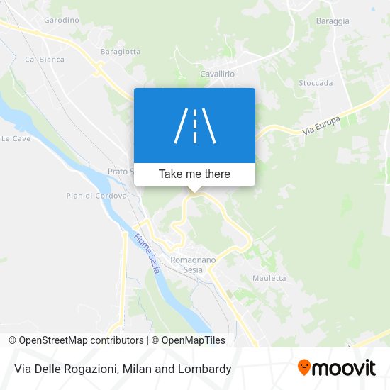 Via Delle Rogazioni map