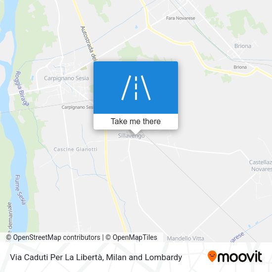 Via Caduti Per La Libertà map