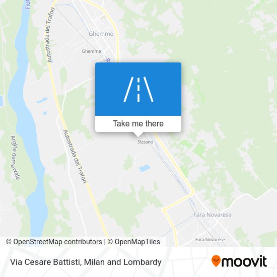 Via Cesare Battisti map