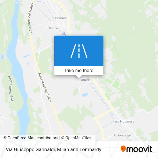 Via Giuseppe Garibaldi map