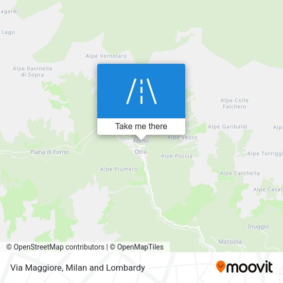 Via Maggiore map