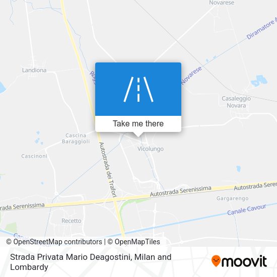 Strada Privata Mario Deagostini map