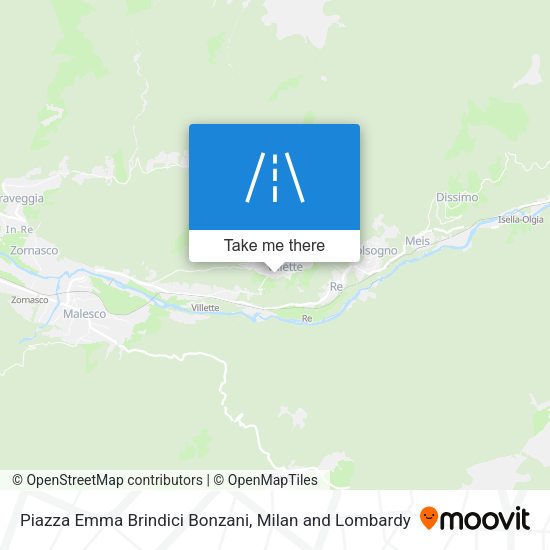 Piazza Emma Brindici Bonzani map