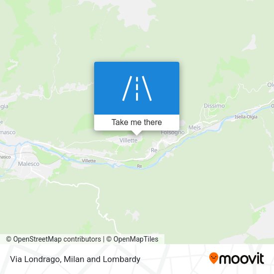 Via Londrago map