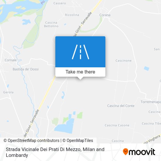 Strada Vicinale Dei Prati Di Mezzo map