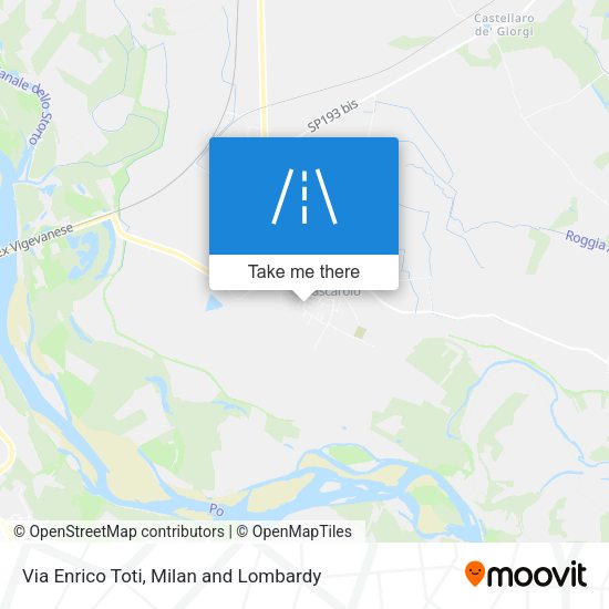 Via Enrico Toti map