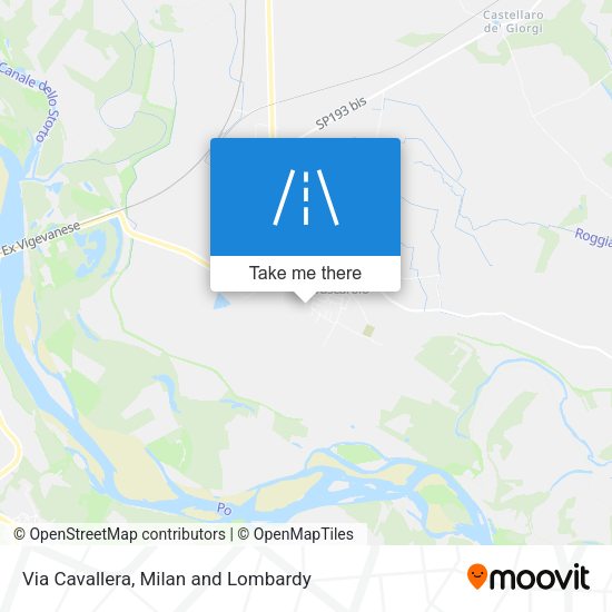 Via Cavallera map