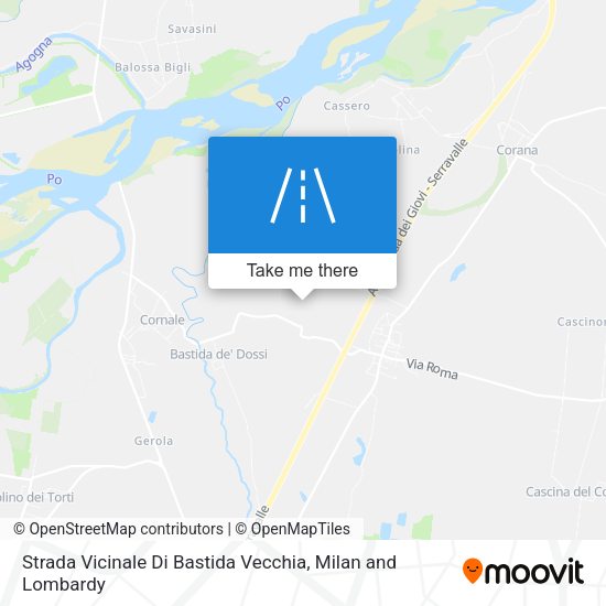 Strada Vicinale Di Bastida Vecchia map