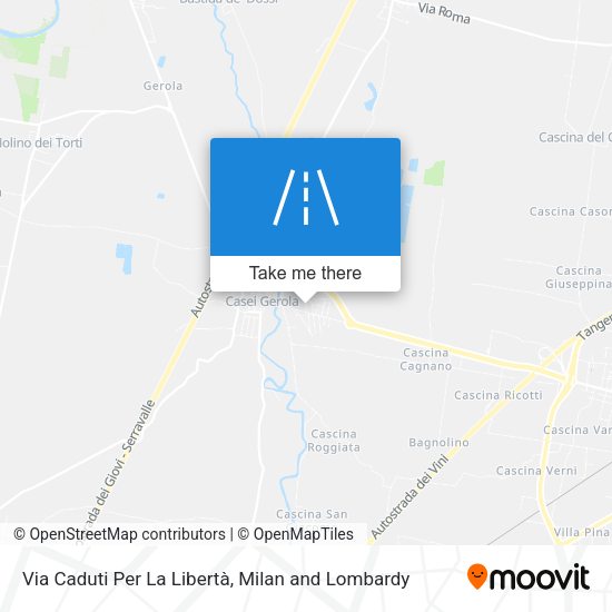 Via Caduti Per La Libertà map