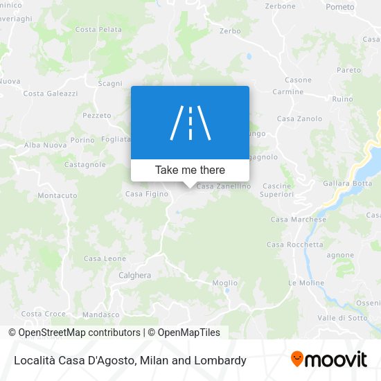Località Casa D'Agosto map