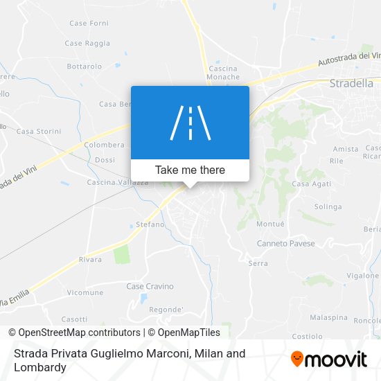 Strada Privata Guglielmo Marconi map