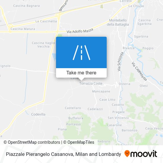 Piazzale Pierangelo Casanova map