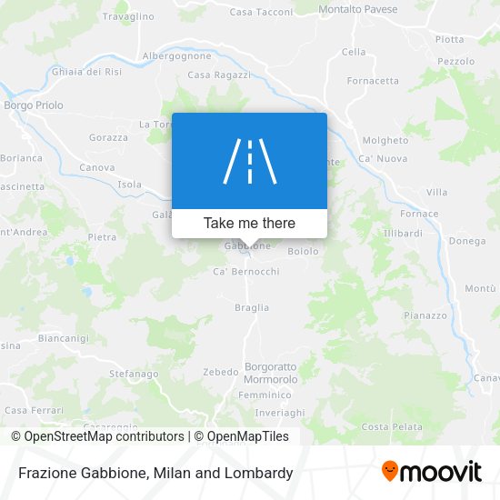 Frazione Gabbione map