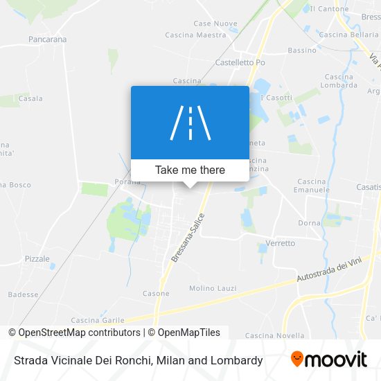 Strada Vicinale Dei Ronchi map