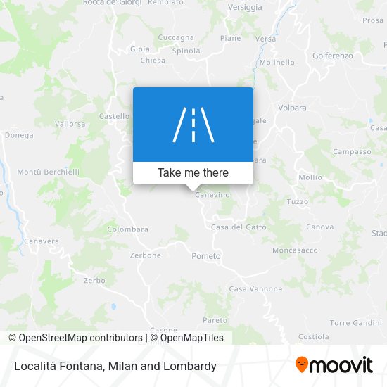 Località Fontana map