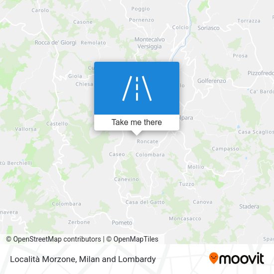 Località Morzone map