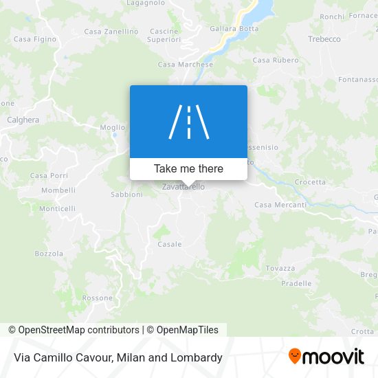Via Camillo Cavour map