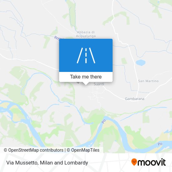 Via Mussetto map