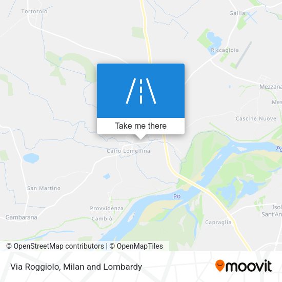 Via Roggiolo map