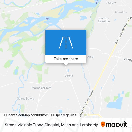 Strada Vicinale Trono Cinquini map