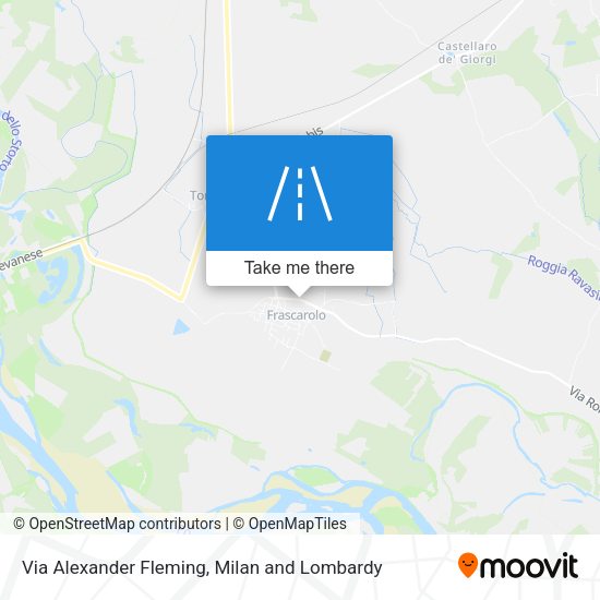 Via Alexander Fleming map