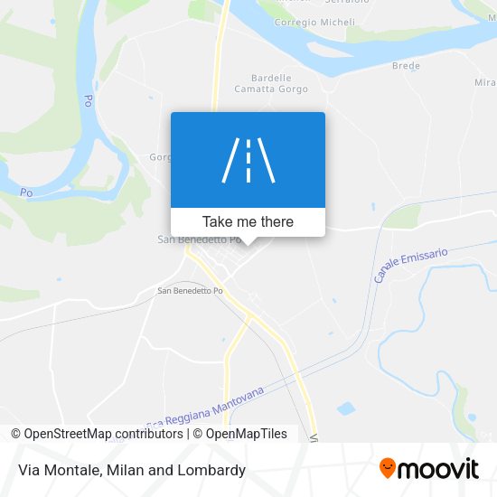 Via Montale map