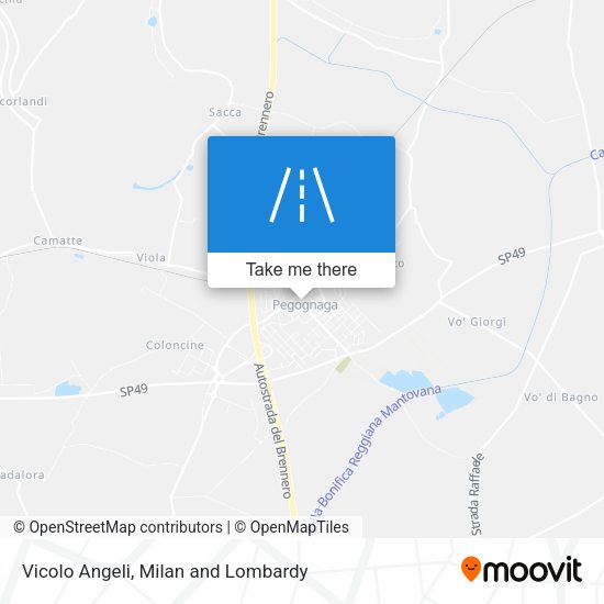 Vicolo Angeli map