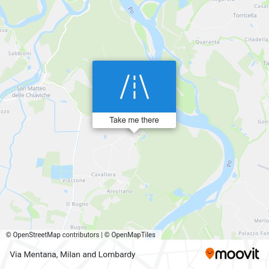Via Mentana map