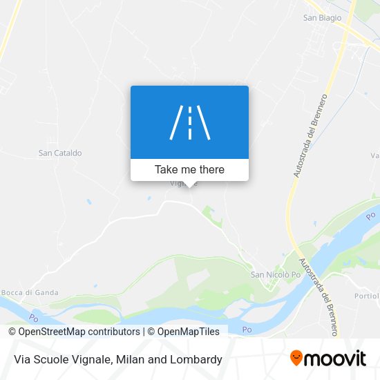 Via Scuole Vignale map