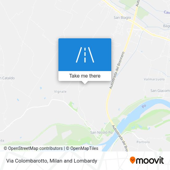 Via Colombarotto map