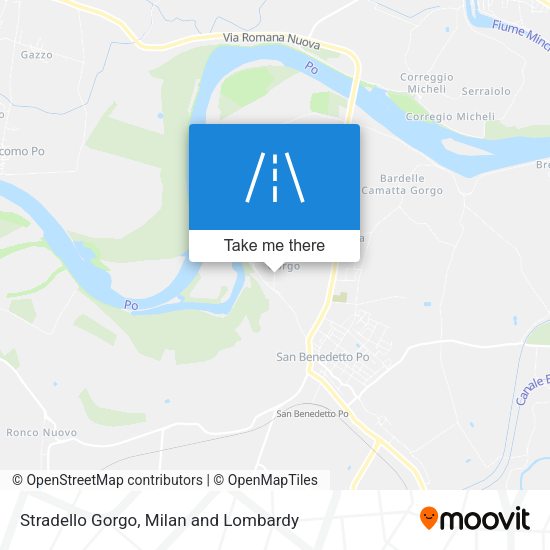 Stradello Gorgo map