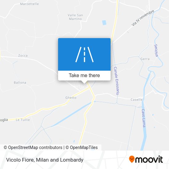 Vicolo Fiore map