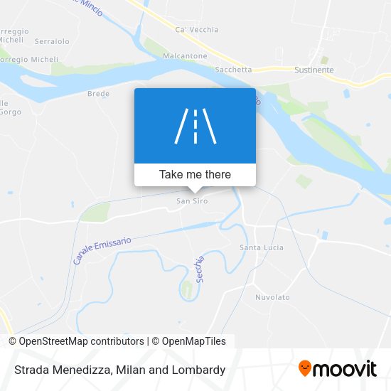 Strada Menedizza map