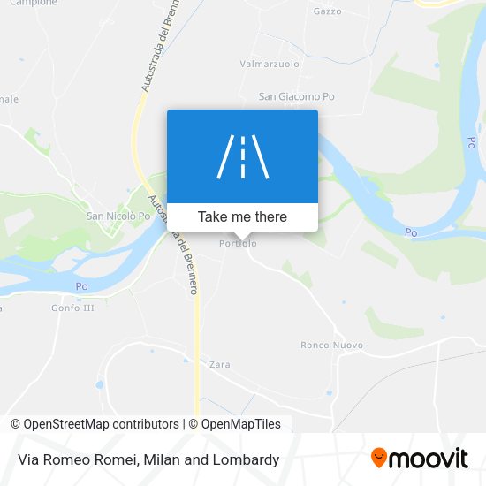 Via Romeo Romei map