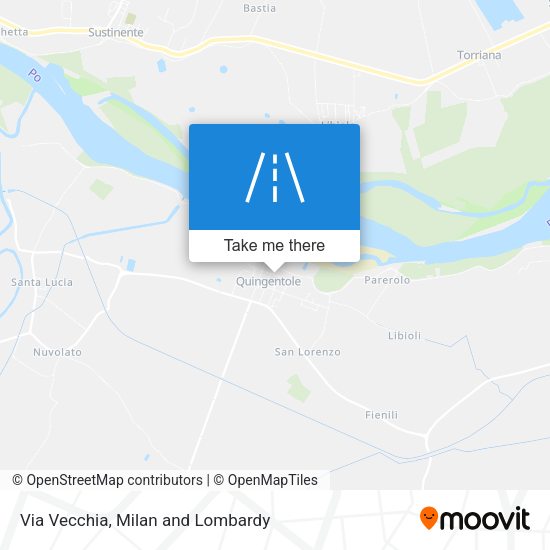 Via Vecchia map