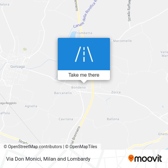 Via Don Monici map