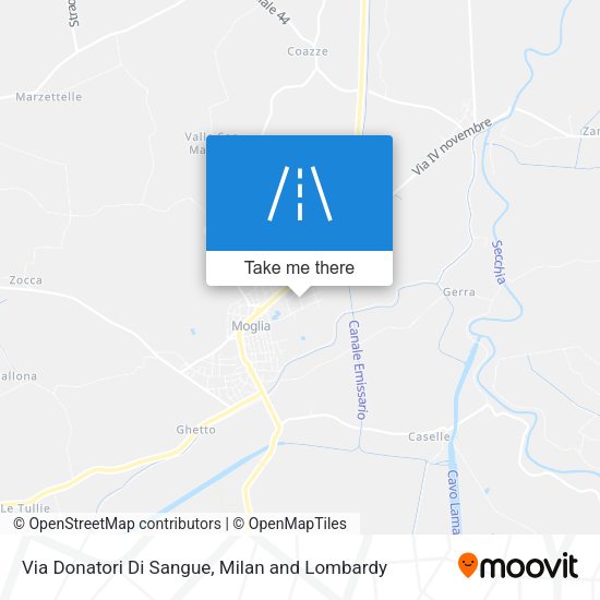 Via Donatori Di Sangue map