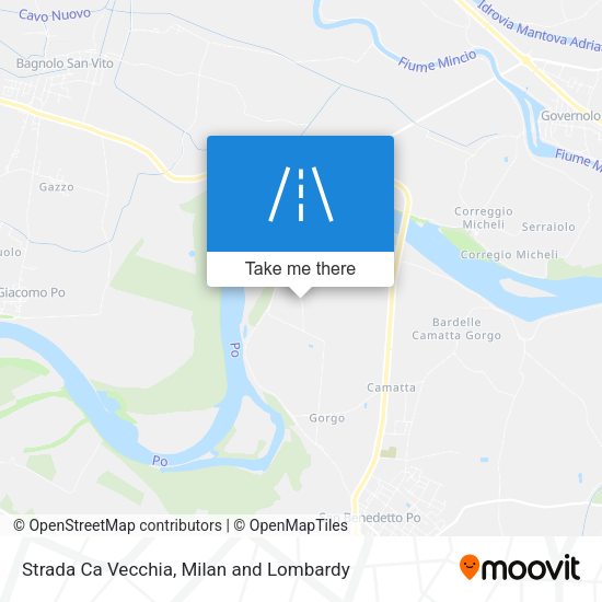 Strada Ca Vecchia map
