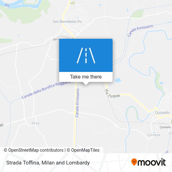 Strada Toffina map