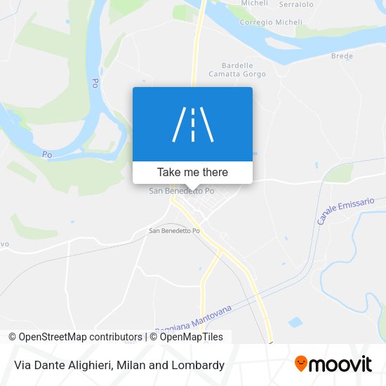 Via Dante Alighieri map