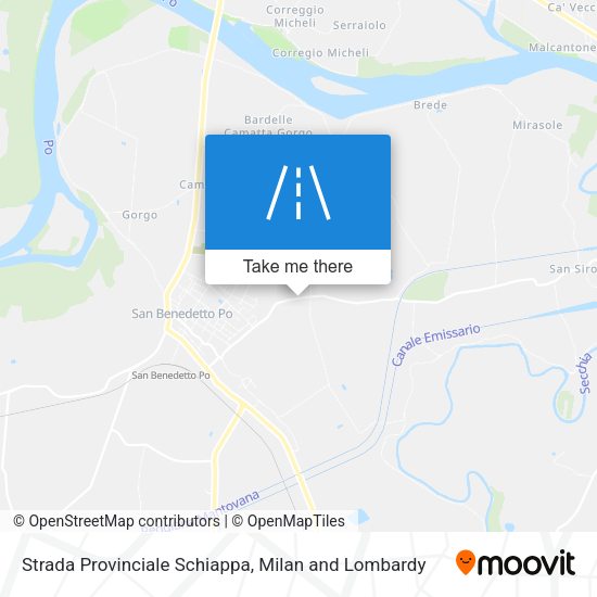 Strada Provinciale Schiappa map