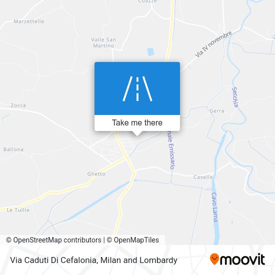 Via Caduti Di Cefalonia map
