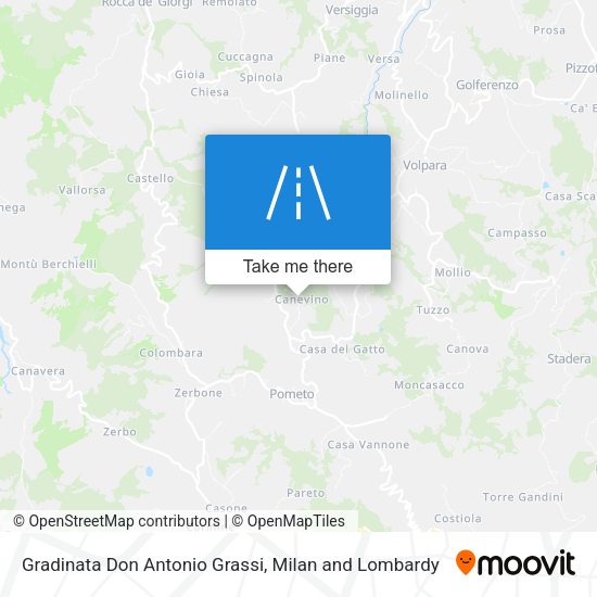 Gradinata Don Antonio Grassi map