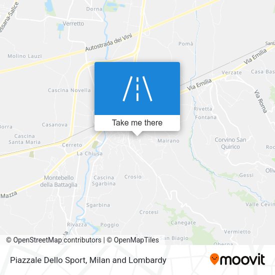 Piazzale Dello Sport map