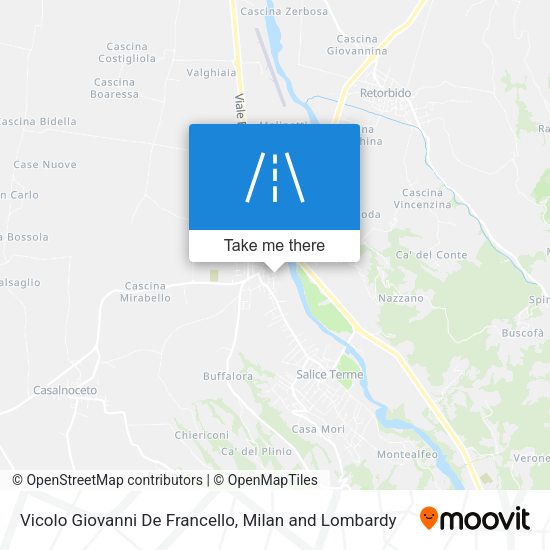 Vicolo Giovanni De Francello map