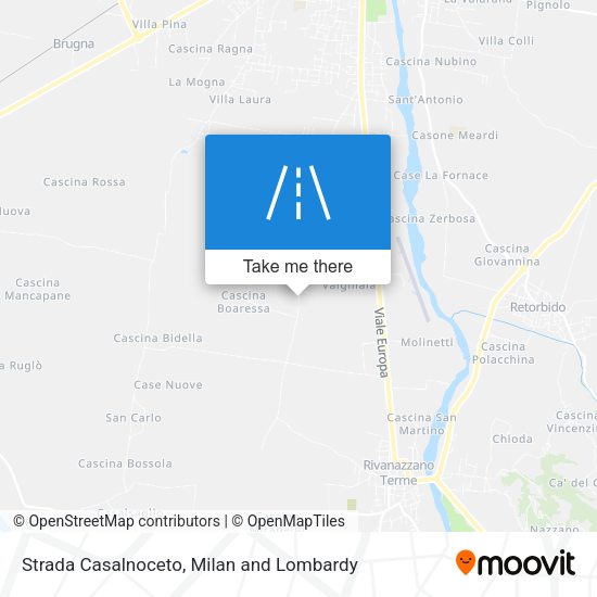 Strada Casalnoceto map