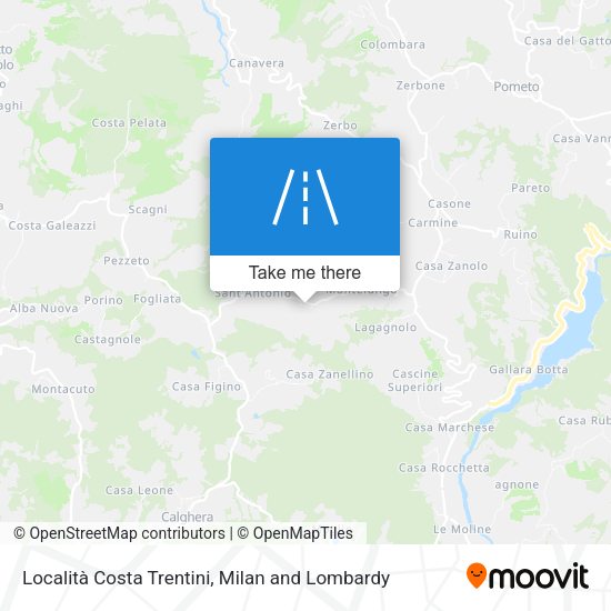 Località Costa Trentini map