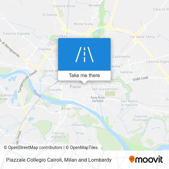 Piazzale Collegio Cairoli map