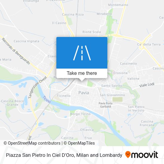 Piazza San Pietro In Ciel D'Oro map