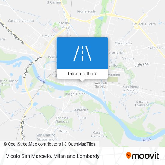Vicolo San Marcello map
